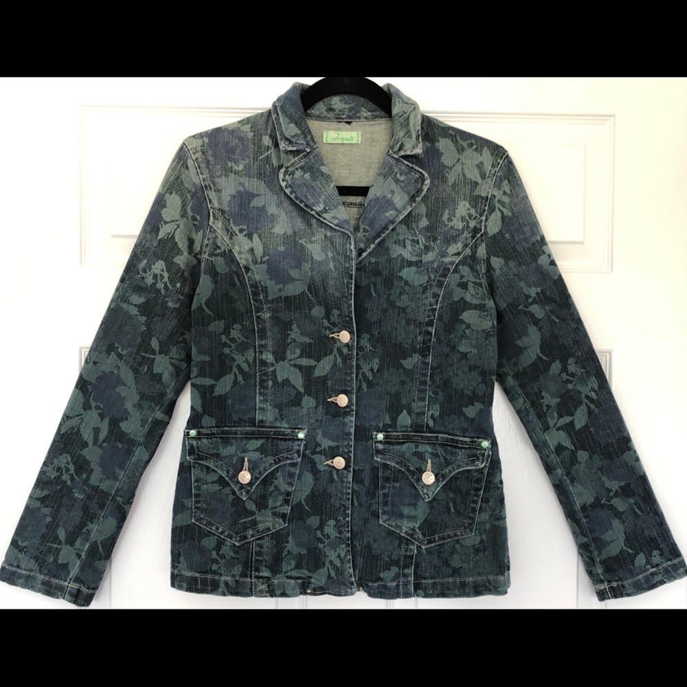 Floral Denim Jacket